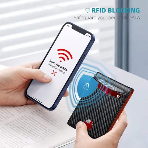 Theft Leather Wallet for Business Men