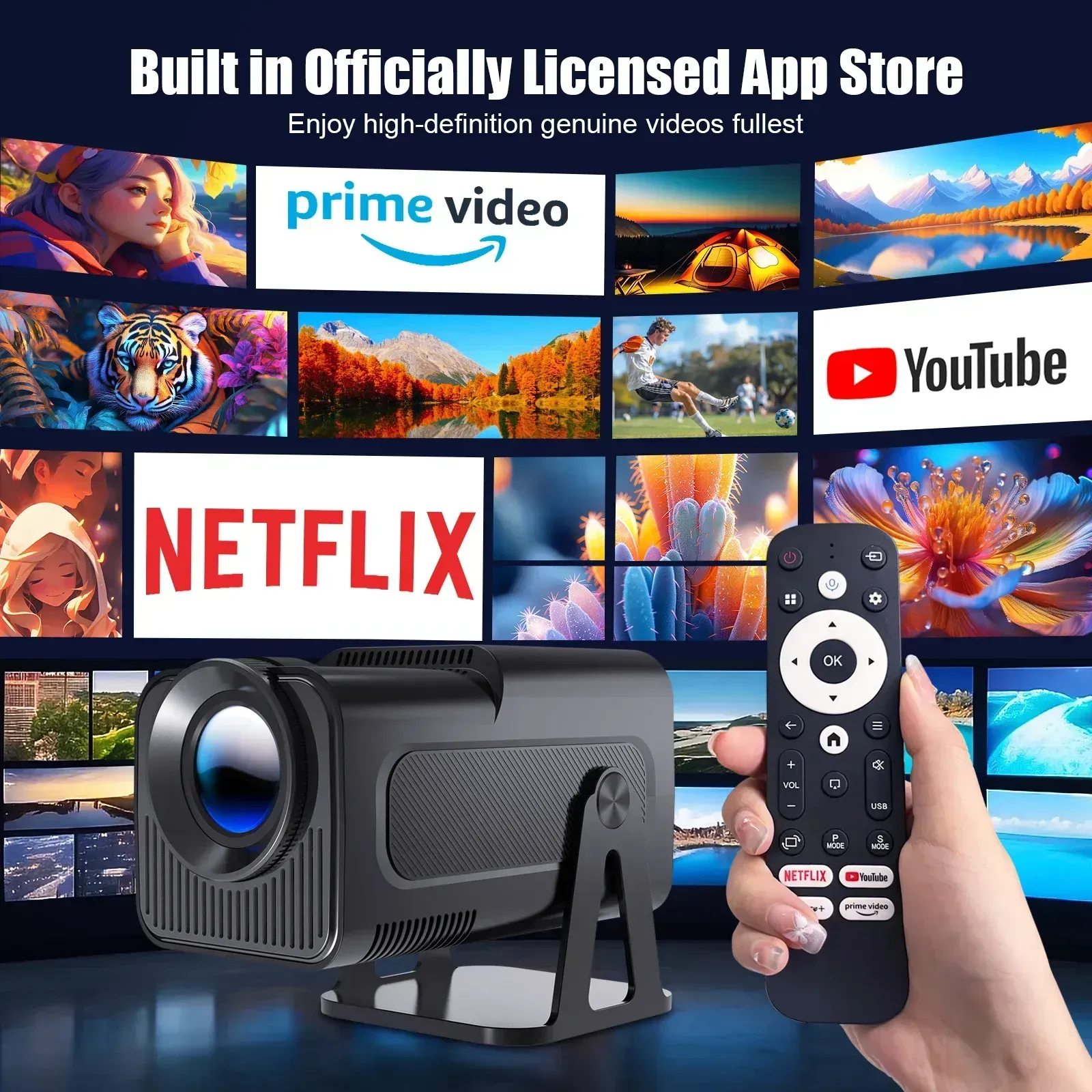 Portable Ultra HD Projector