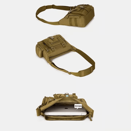Waterproof Tactical Military Multi-Pocket Crossbody Bag