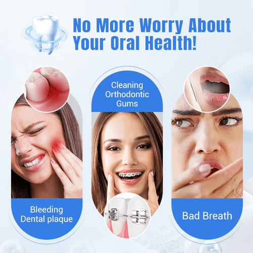 New Design🔥Teeth Cleaning with 3 Modes 4 Jet Tips IPX7 Waterproof Teethfloss for Home Travel