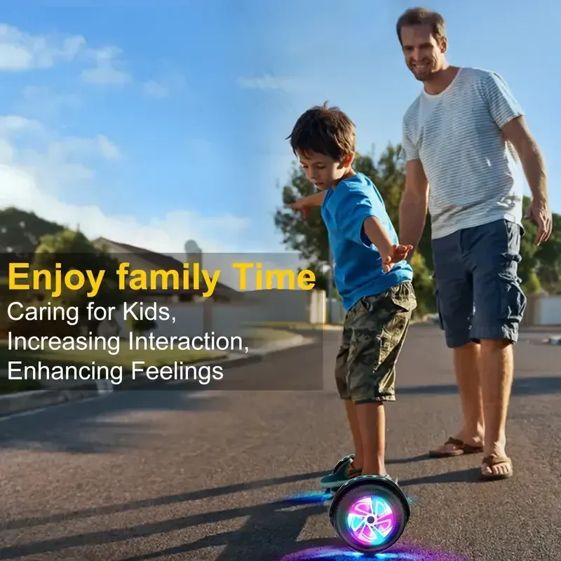 Hoverboard, Offroad All Terrain Flash Wheel Self Balancing Hoverboards With LED Lights, Certified Best Gift