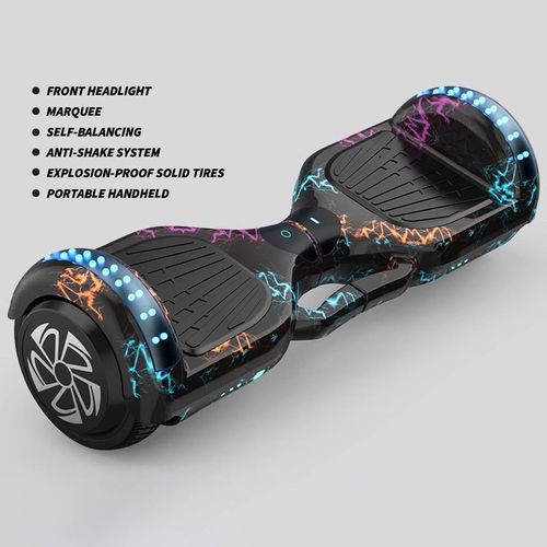 Hoverboard, Offroad All Terrain Flash Wheel Self Balancing Hoverboards With LED Lights, Certified Best Gift