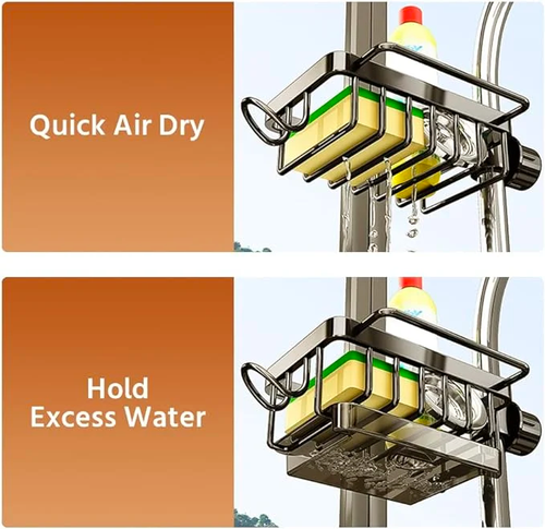 🔥Kitchen Sink Faucet Organizer