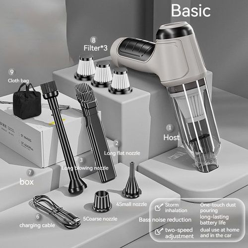 3-in-1 Handheld Vacuum Cleaner, Suitable For Home Car Office Cleaning