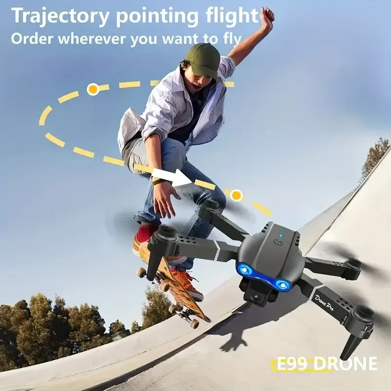 Long Range Drone, 2025 New Professional RC Long Range Drone with 2 Batteries, Dual Camera Double Folding RC Long Range Drone Height Hold Remote Control Toy