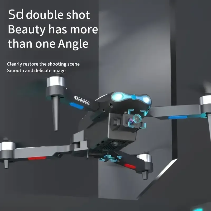 Long Range Drone, 2025 New Professional RC Long Range Drone with 2 Batteries, Dual Camera Double Folding RC Long Range Drone Height Hold Remote Control Toy