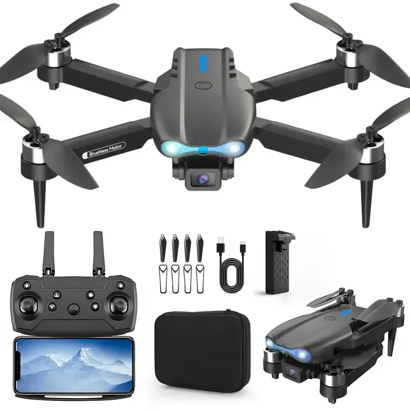 Long Range Drone, 2025 New Professional RC Long Range Drone with 2 Batteries, Dual Camera Double Folding RC Long Range Drone Height Hold Remote Control Toy
