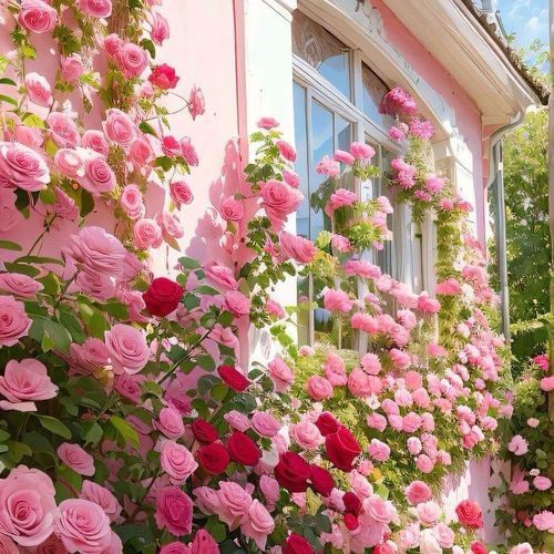 🌺Climbing Rose Seeds🌺Easy to maintain, drought and heat tolerant, can be planted in all seasons