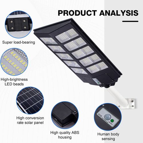 Solar street lamp All in one outdoor waterproof Motion sensor solar street light for road park courtyard lighting