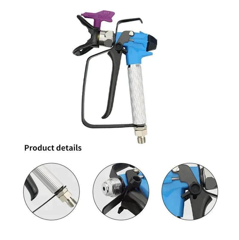 Professional 837 Airless Spray Gun With 517 Spray Nozzle