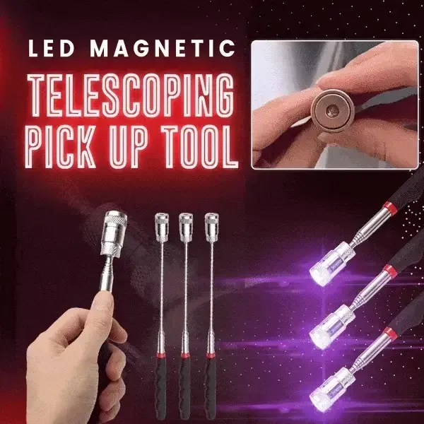 LED Retractable Magnetic Pickup