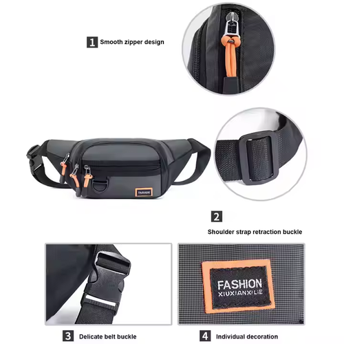 Waterproof Gym Bag Sport Phone Pouch Fanny Pack Custom Belt Waist Bag