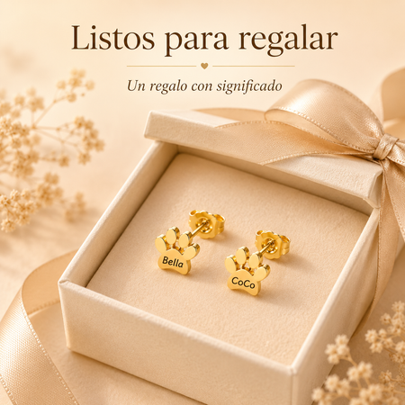 🐾Pendientes personalizados con las patas que graban los regalos de cumpleaños, recuerdos animales del amante🐶🐱