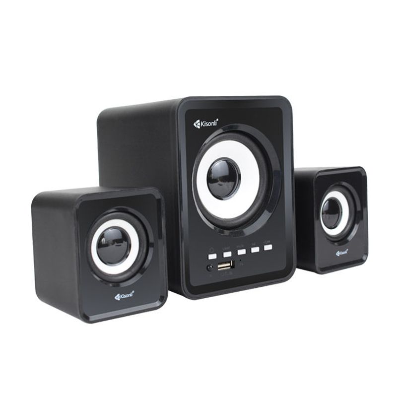 KisonliUSB2.0 Computer Speaker Desktop Audio 2.1 USB Speaker Subwoofer speakers