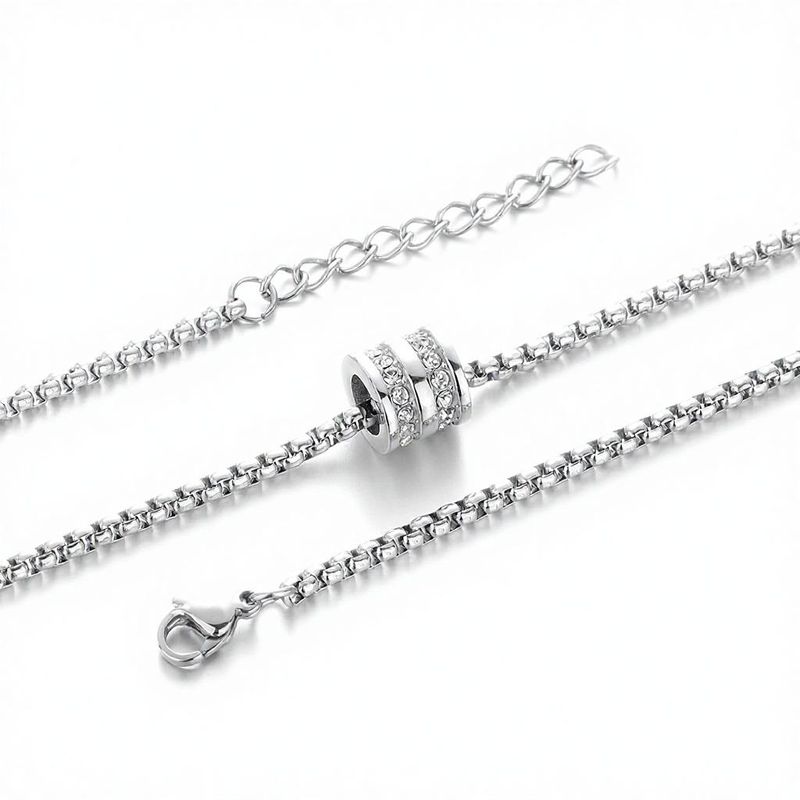 Xiaoman Yao (Slender Waist) Lucky Charm Bead Necklace, Unisex, Niche, Simple, Elegant, High-end, Light Luxury, Trendy Brand, Versatile, Collarbone, Unique, Hip-hop