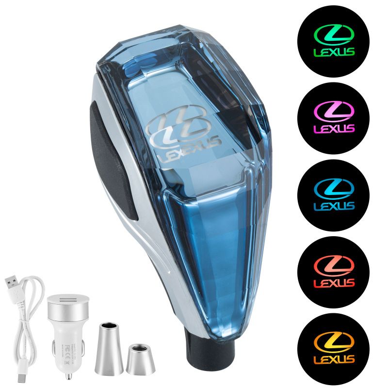 Suitable for Toyota, Mazda, Mitsubishi, Japanese and Korean cars, crystal gear shift knob, illuminated gear shift knob, auto parts