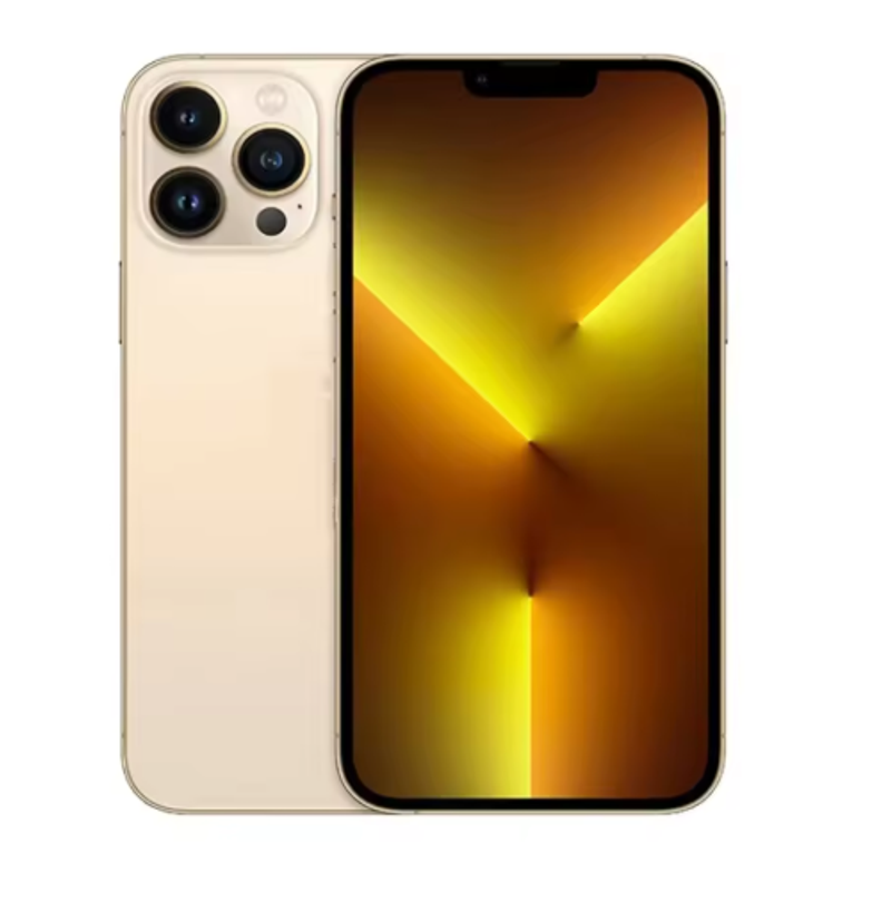 iPhone 13 Pro, 128GB storage, comes with a charger and a phone case as gifts