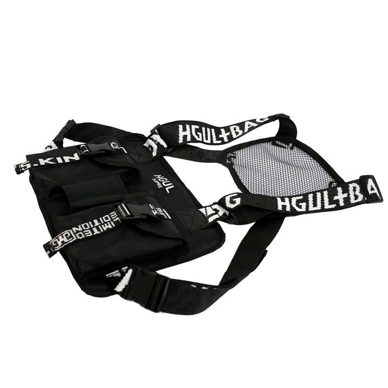 New trendy brand unisex shoulder vest chest bag, INS trendy workwear backpack, multi-functional tactical chest bag