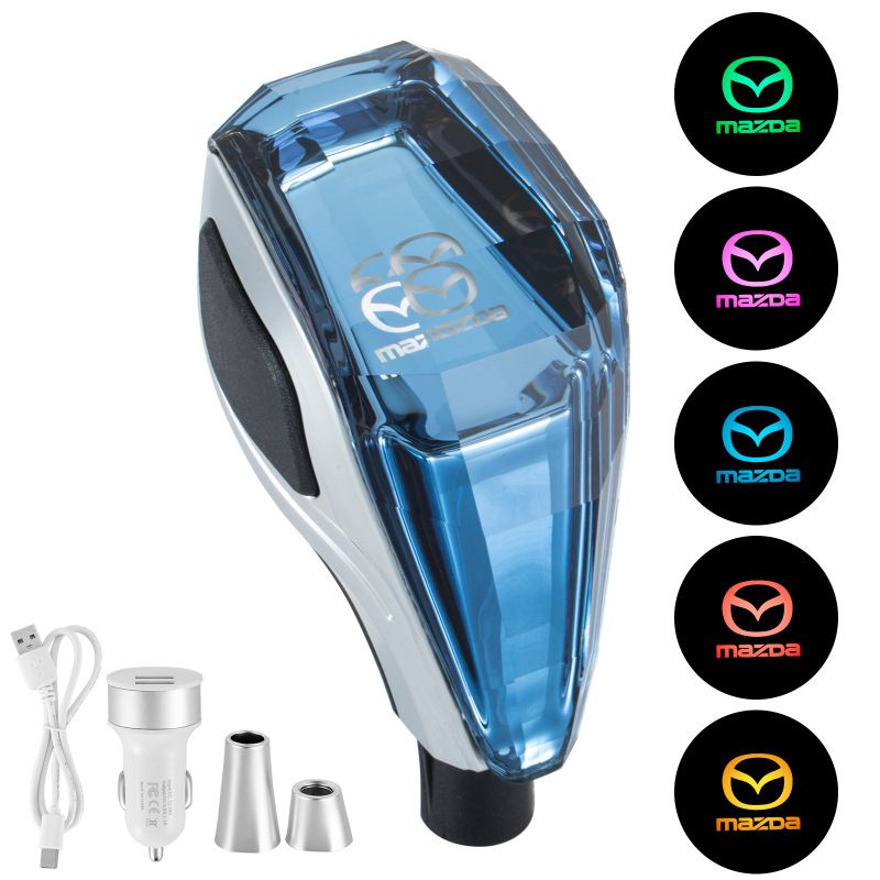 Suitable for Toyota, Mazda, Mitsubishi, Japanese and Korean cars, crystal gear shift knob, illuminated gear shift knob, auto parts