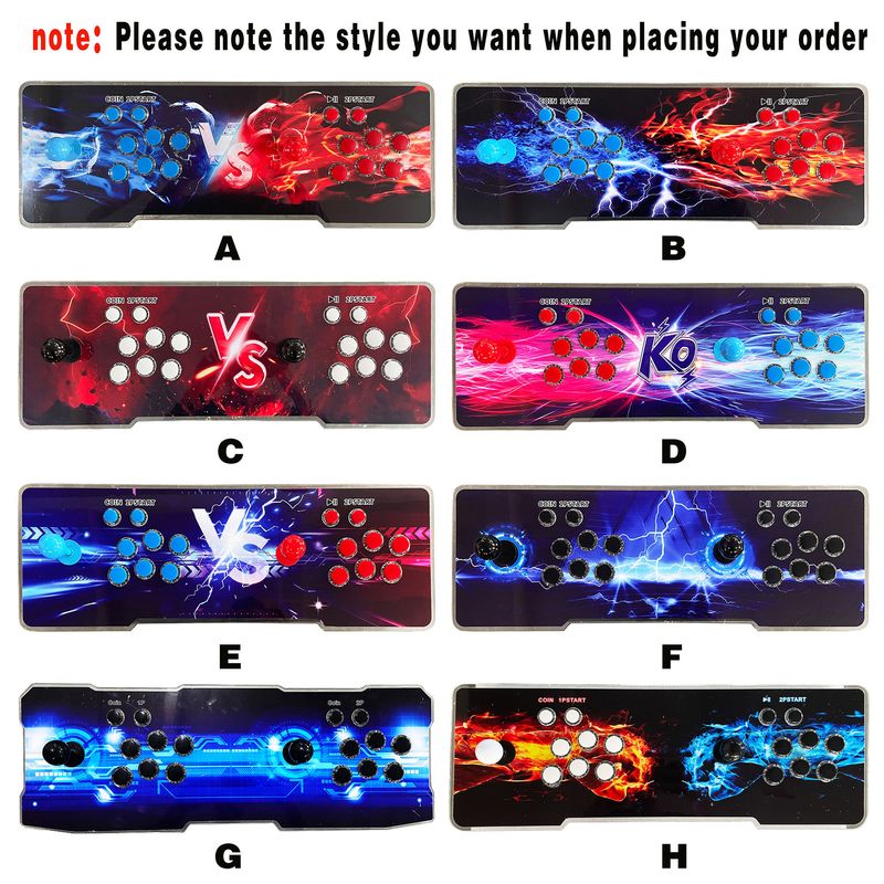 Pandora's Box 29800 All-in-One Dual Joystick Game Console Connected to TV, Moonlight Box Game Console Control Panel