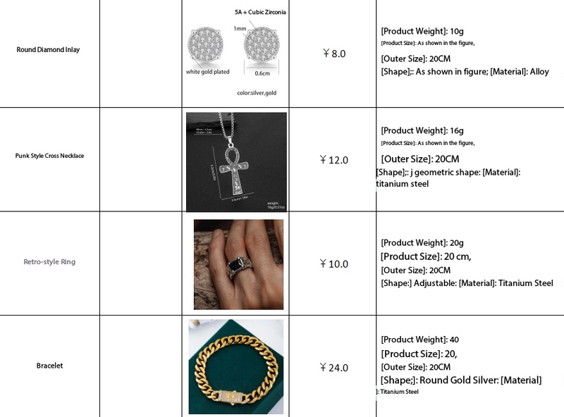 We produce various types of rings, necklaces, bracelets and earrings. Orders are welcome, with a minimum order quantity of 200 pieces.