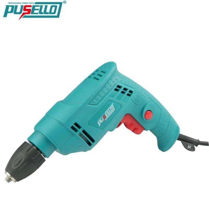 PUSELLO Electric Drill Set, 450W Handheld Drill, 10mm Variable Speed Electric Drill for Home DIY