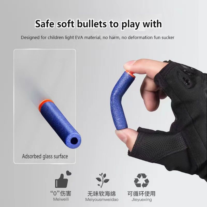 Rotating Gatling machine gun, electric continuous-fire belt-fed toy gun, soft bullet gun, simulated children's machine gun, submachine gun