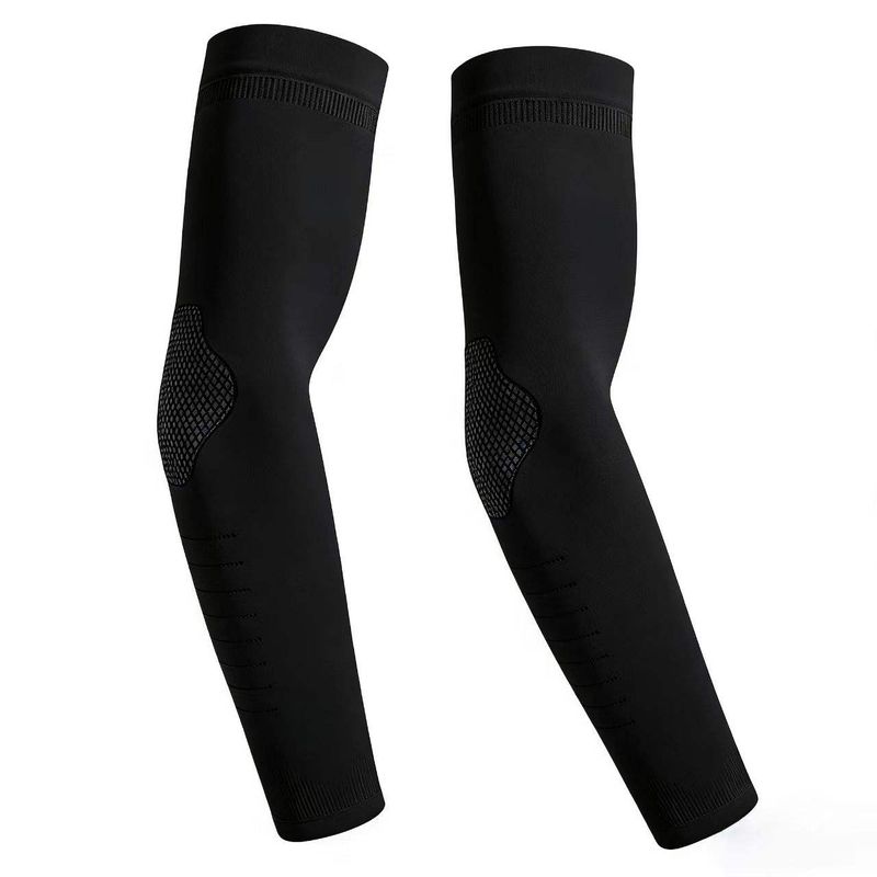 Buy one get one free, unisex outdoor sun protection ice sleeves, seamless ice silk arm guards specially designed for summer driving, fishing, road cycling and sports