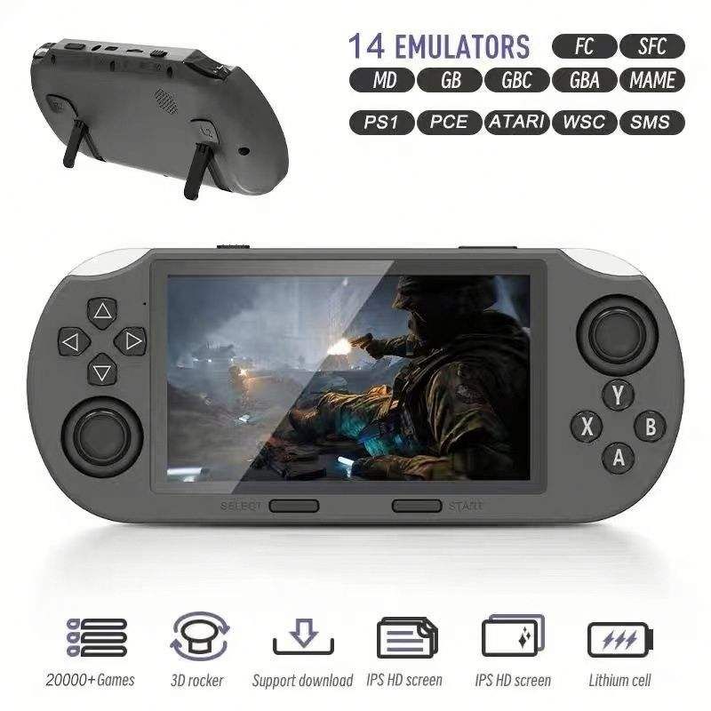 The handheld game console SF3000, a nostalgic GBA arcade handheld game console, supports wireless dual - player gamepads.