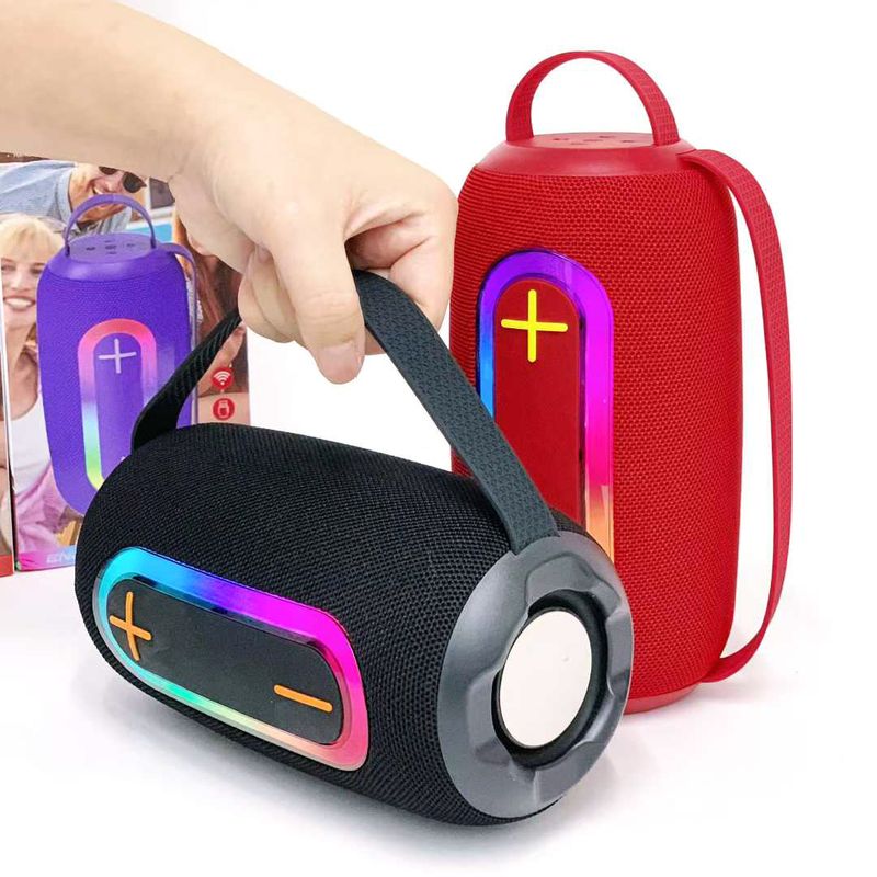 2026 New Outdoor Portable Handheld Bluetooth Speaker, RGB Mini Soundbar with Ambient Light
