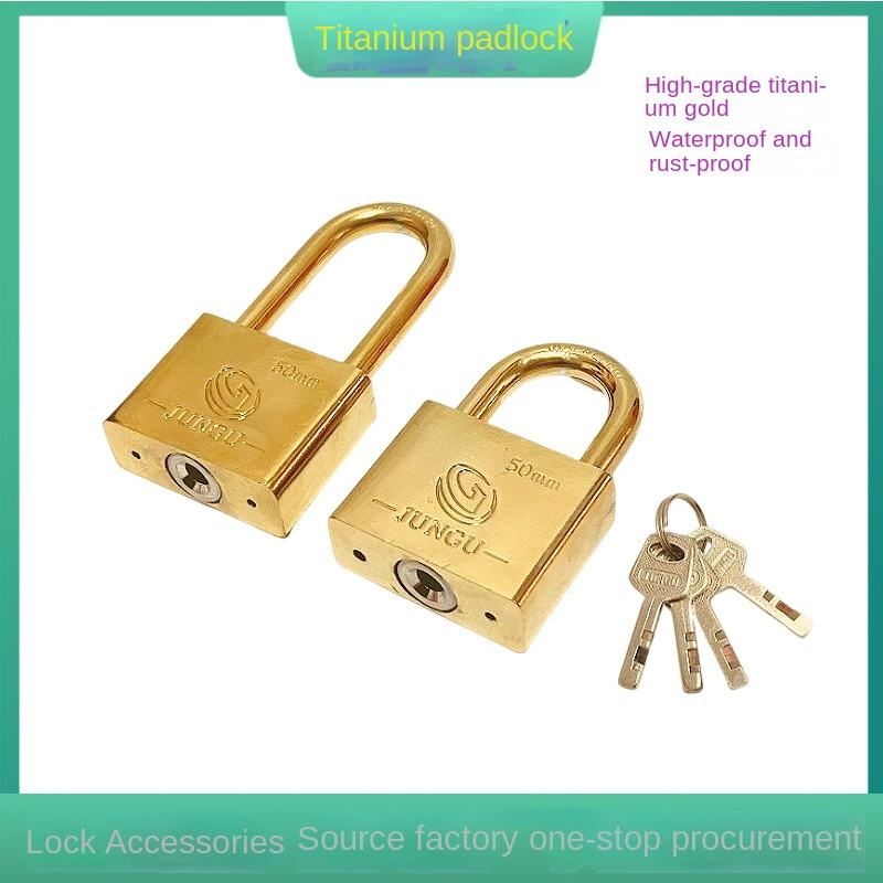 All-purpose open padlock, waterproof and rust-proof, imitation stainless steel padlock for household and dormitory use, universal lock with one key opening multiple locks