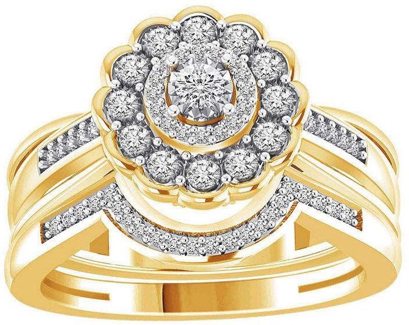 Princess cut carat moissanite ring set for women, engagement ring