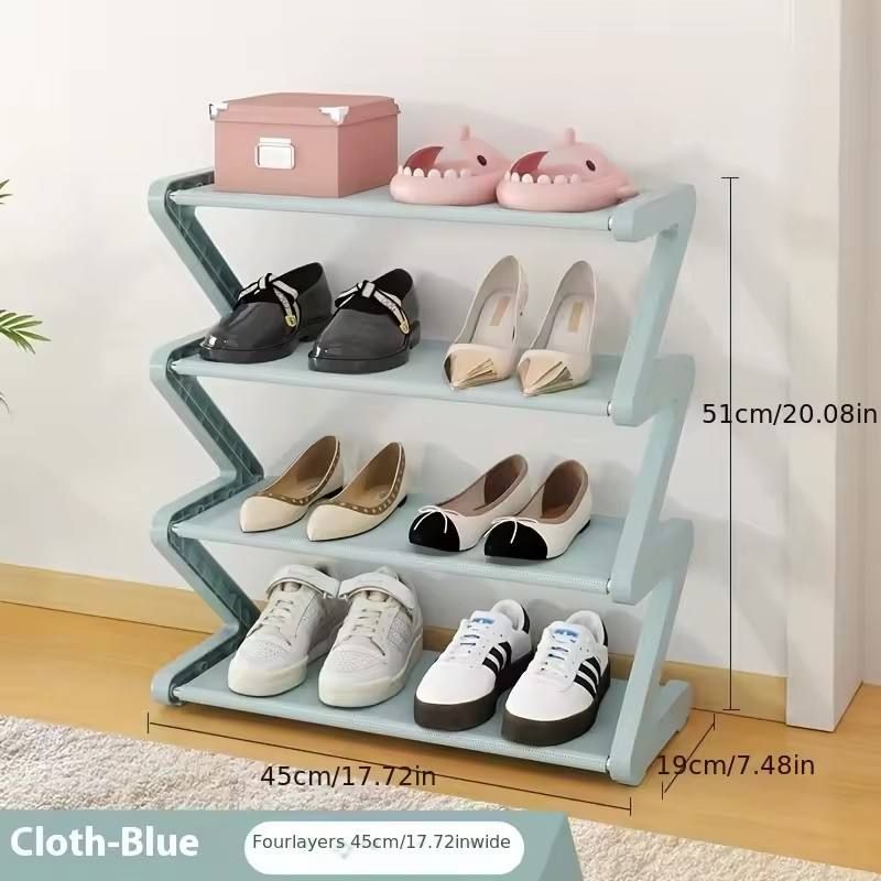 Creative Z-shaped shoe rack, best-selling cross-border product, simple home shoe storage, multi-layer assembled dormitory shoe rack