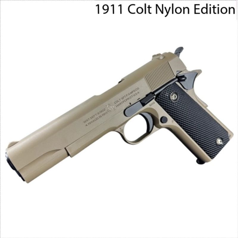 M1911 Beretta Nylon 645 Sand Color Crystal Special Adult Alloy Model Boy Simulated Shooting Soft Bullet Gun