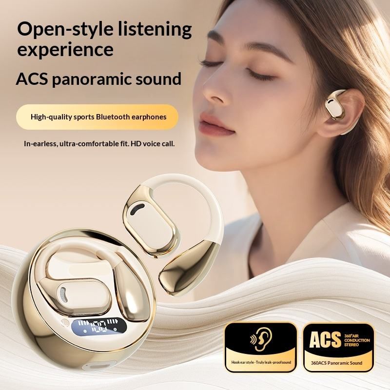 M76 Air Conduction Bluetooth Headphones, Smart Translation Ear-Hung Bluetooth Earphones with Ultra-Long Battery Life, OEM Customization Available, In Stock