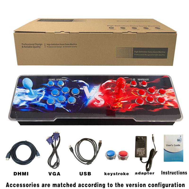 Pandora's Box 29800 All-in-One Dual Joystick Game Console Connected to TV, Moonlight Box Game Console Control Panel