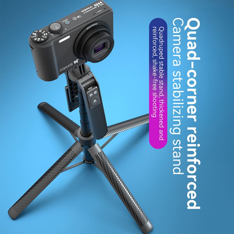 Upgraded A14 Bluetooth Selfie Stick for Mobile Phones, Aluminum Alloy Four-Legged Support Beauty Fill Light 1.8m Bracket for Douyin Live Streaming