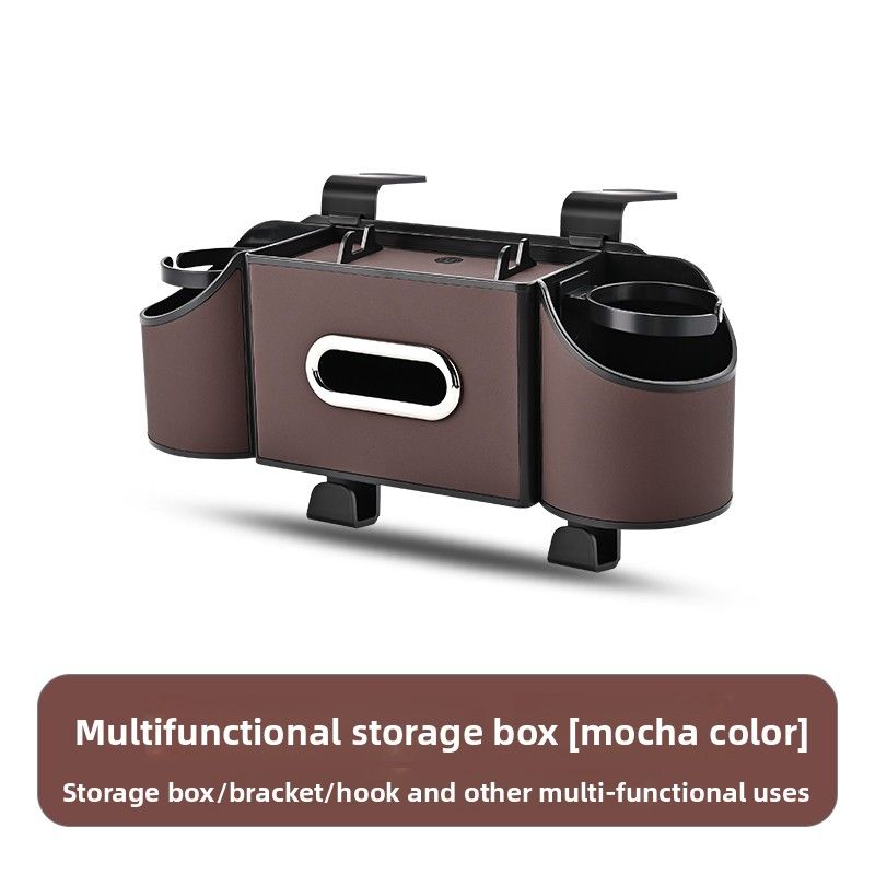 Car seat back storage box, multi-functional tissue box, car cup holder, seat back storage box, car interior decoration
