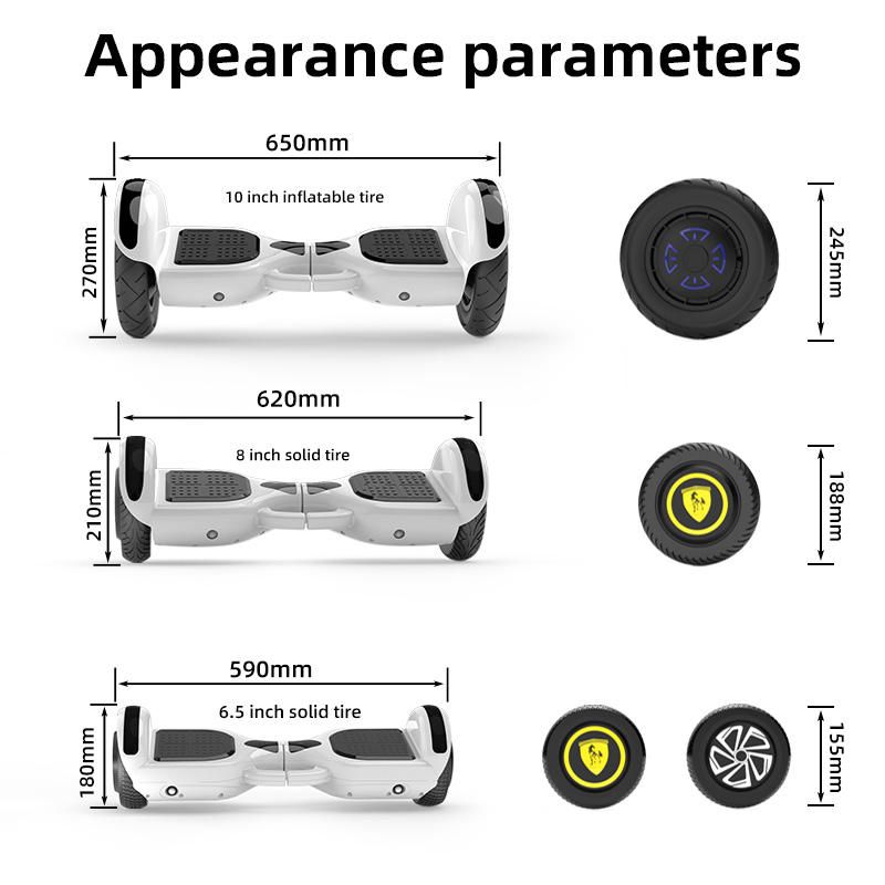 Portable adult two-wheeled electric twist car, children's intelligent parallel car with handle electric balance car