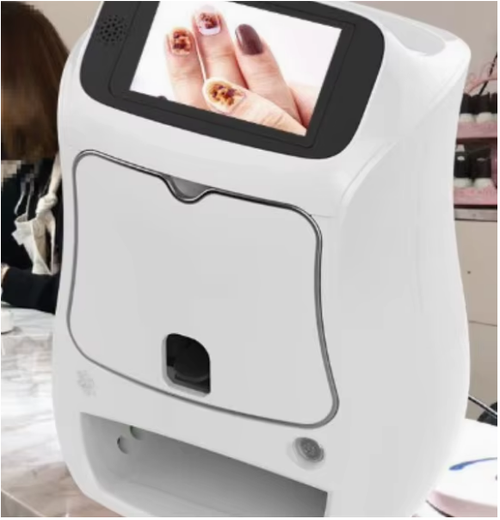Wireless Nail Printer with WiFi and Bluetooth for Coloring and Spray Painting, Commercial Use with Automatic Drying Function