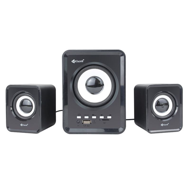 KisonliUSB2.0 Computer Speaker Desktop Audio 2.1 USB Speaker Subwoofer speakers