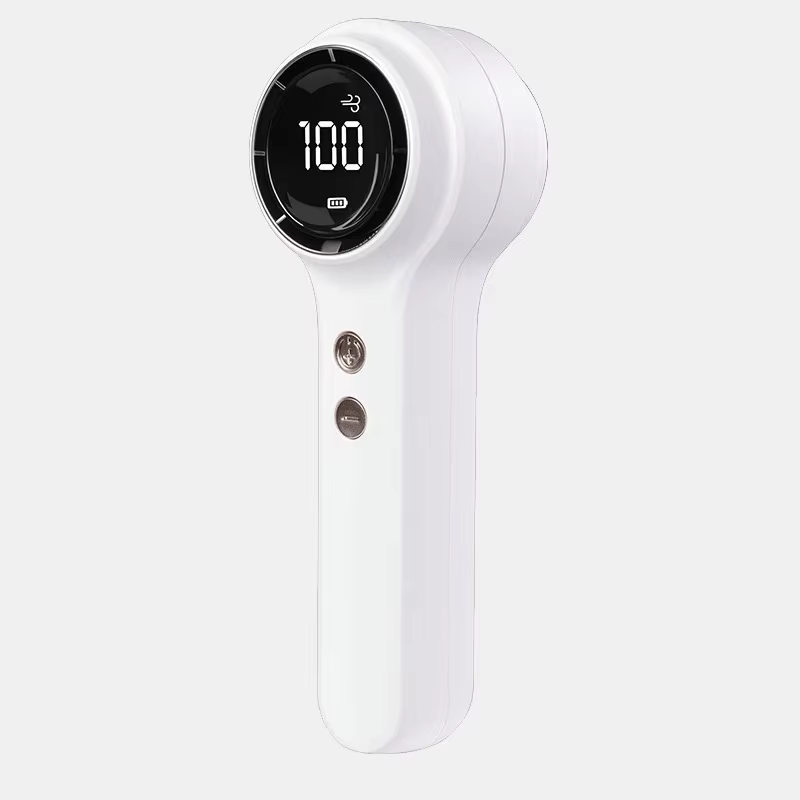 High-Speed Portable Desktop Fan, Long Battery Life, Quiet Operation, Digital Display Model — Outdoor Use, ABS Plastic Material
