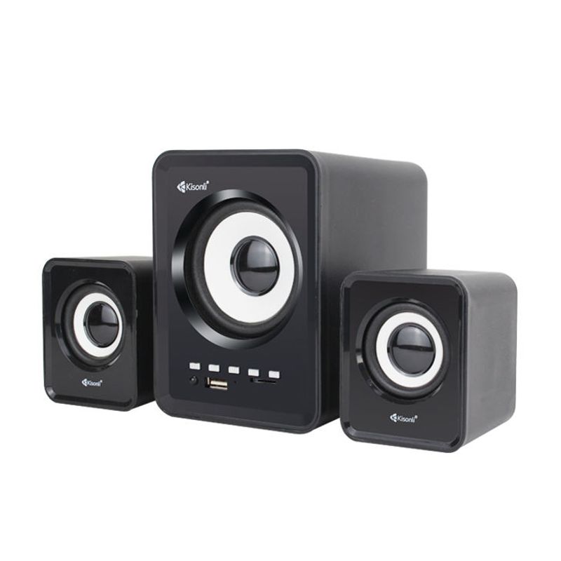 KisonliUSB2.0 Computer Speaker Desktop Audio 2.1 USB Speaker Subwoofer speakers