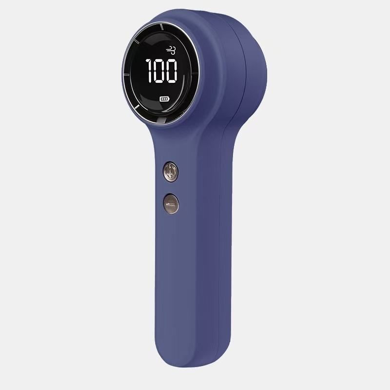 High-Speed Portable Desktop Fan, Long Battery Life, Quiet Operation, Digital Display Model — Outdoor Use, ABS Plastic Material