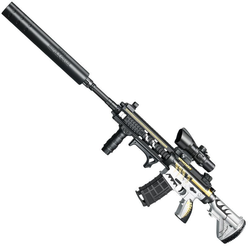 Electric Automatic Burst‑fire M416 Boys' Manual‑automatic Integrated Kids' Toy Automatic Assault Soft‑bullet Blaster