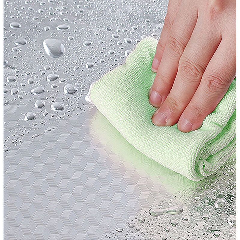 Kitchen oil-proof stickers, fire-resistant and high-temperature resistant, cabinet waterproof and moisture-proof self-adhesive wallpaper, tin foil aluminum