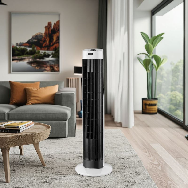 Camel Air Conditioner Fan - Refrigerated Tower Fan Home Use Remote-Controlled Cooling Fan Timer-Equipped Fan Portable Cooling Fan Electric Fan