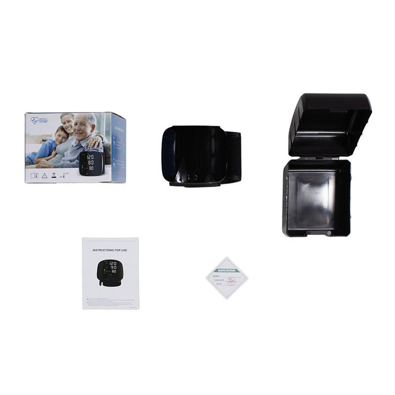 USB charging wrist electronic blood pressure monitor with high-definition large screen, intelligent voice function, for household use