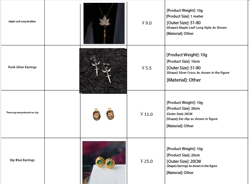 We produce various types of rings, necklaces, bracelets and earrings. Orders are welcome, with a minimum order quantity of 200 pieces.