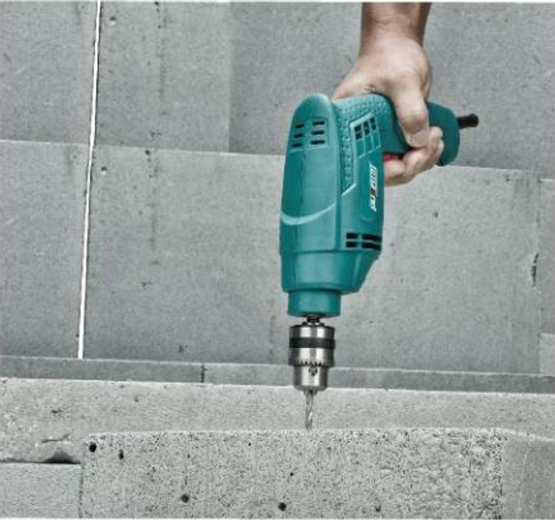 PUSELLO Electric Drill Set, 450W Handheld Drill, 10mm Variable Speed Electric Drill for Home DIY